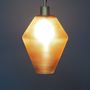 Suspensions - hanging lamp red/brown glass "Bazaar" - CHEHOMA