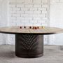 Dining Tables - TABLES: CRIBA - VELADOR - DUO - FILA - WOOD PATINA - TRIPODE - DESERT - ARXE