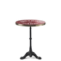 Dining Tables - ARDAMEZ • TRADITION Enamel bistro table / Black / Brass Model "Bistrot de Paris" - ARDAMEZ