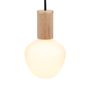 Lightbulbs for indoor lighting - Porcelain Enno & Oak Knuckle Pendant - TALA