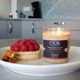 Candles - Natural Scented Candle CARAMEL RASPBERRY - CYOR