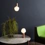 Lightbulbs for indoor lighting - Porcelain Enno & Oak Knuckle Pendant - TALA