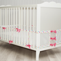 Childcare  accessories - La Barrière à Sucettes® - Pois Multicolores Rubans Roses - BÉBÉ LUCIOLE