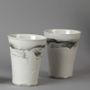 Céramique - Vaisselle porcelaine " Aléasucs " - ATELIER ENTRE TERRES