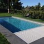 Outdoor pools - U-shaped contemporary swimmingpool surround - ROUVIERE COLLECTION