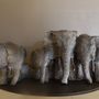 Sculptures, statuettes et miniatures - troupeau d'éléphant - CHARTIER SEBASTIEN