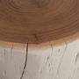 Tables basses - Rondin de bois blanc - ZAGO