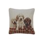 Fabric cushions - CUSHION COVER WITH 3 DOG PATTERN - NEW SEE SARL
