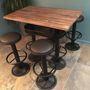 Dining Tables - Industrial style bar table Oakland - MATHI DESIGN