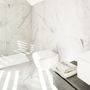 Indoor floor coverings - Metafisico - WHITE GOLD CALACATTA MARBLE - NATURAL AND POLISHED - ORNAMENTA