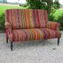 Armchairs - Colette chair with old kilim - DU LONG ET DU LE