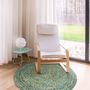 Contemporary carpets - Jute round rug - GREEN DECORE CARPETS / TAPIS