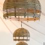 Outdoor hanging lights - Bell Light in Bamboo - DEAMBULONS