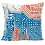 Coussins textile - Coussin Techno Mahagama - YAIAG! YOUR ART IS A GIFT!