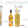 Carafes - Cruzan Rum Mason Jar Cocktail Dispenser VAP - INDUSTRIA CORP.
