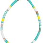 Jewelry - Necklace Tube Yellow & turquoise - AMAHLÉ