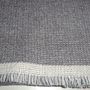 Throw blankets - 100% natural cashmere tweed plaid - PATRIZIA D.