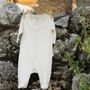 Homewear - Organic Cotton Baby Footed Playsuit - NATURABORN
