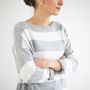 Apparel - POESIE Striped sweater - GRACE SRL