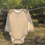 Homewear - Organic Cotton  Baby Long Sleeve Bodysuit - NATURABORN