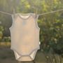 Homewear textile - Organic Cotton Baby Sleeveless Bodysuit - NATURABORN