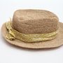 Hats - CANOTIER  printed ribbon - NORO