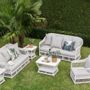 Sofas - BIARRITZ 3-seater resin garden sofa - KOK MAISON