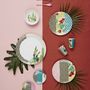 Formal plates - DINNER PLATE RED SCARLET - GENEVIEVE LETHU