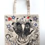 Bags and totes - tote bag in cotton canvas DANS LA PEAU CHERUBINS - LALLA DE MOULATI