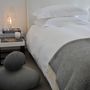 Bed linens - White percale comforter cover 500 TC Supima cotton - MAISON D'ÉTÉ