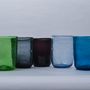 Art glass - Green Mouth Blown Recycled Glass - 10 cm - MAKRA HANDMADE STORE