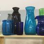 Carafes - Carafe Grey - Blown Recycled Glass - MAKRA HANDMADE STORE