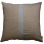 Fabric cushions - CHARBON cushion vintage linen & hemp - OXYMORE PARIS