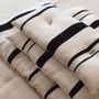 Coussins textile - CHARBON coussin matelassé lin et chanvre anciens - OXYMORE PARIS