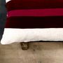 Fabric cushions - CARMIN cushion linen & velvet - OXYMORE PARIS