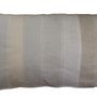 Fabric cushions - CHARBON cushion vintage linen & hemp - OXYMORE PARIS