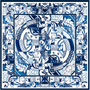 Foulards et écharpes - Foulard en soie Azulejos - JANFIVE