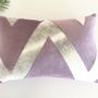 Fabric cushions - Hair on Hide & Velvet Cushion - VOHRA DÉCOR