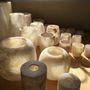 Design objects - Alabaster Candle Holders - Cylindrical - MAKRA HANDMADE STORE