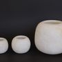 Design objects - Alabaster Candle Holders - Ball Shape - MAKRA HANDMADE STORE