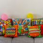 Fabric cushions - Pillow PEACOCK TOTO by David FERREIRA - ARTPILO