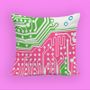 Fabric cushions - Gwendonline Cushion, Pop Collection - YAIAG! YOUR ART IS A GIFT!