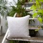 Fabric cushions - Grey Batik Cushion - EVA SONAIKE