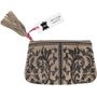 Leather goods - Embroidered Leather Wallet - JO & MARG