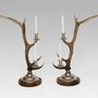 Decorative objects - ANTLER CANDLESTICKS - CLOCK HOUSE FURNITURE