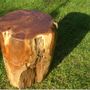 Stools for hospitalities & contracts - Wooden stool, root - WILD-HERITAGE.COM