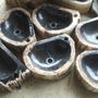 Objets design - Vasque en bois pétrifié. - WILD-HERITAGE.COM