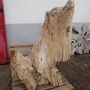 Objets design - Sculpture en bois pétrifié. - WILD-HERITAGE.COM