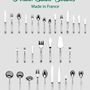 Kitchen utensils - ARABESQUE flatware  - ALAIN SAINT- JOANIS