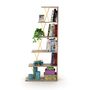 Bookshelves - Tars Bookcase Mini (Oak-Yellow) - RAFEVI